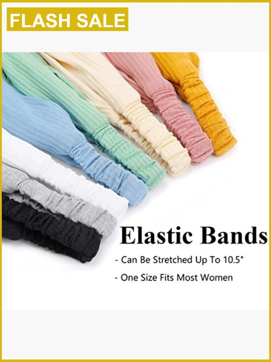Non Slip Twist Hairbands for Short Hair - 8 Pack